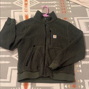 Carhartt Dark Green Fleece Jacket